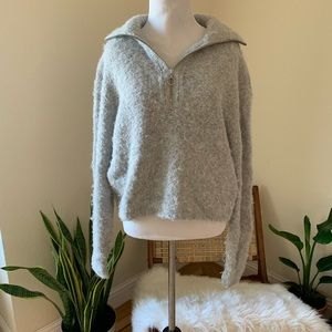 Aritzia Wilfred Free Half-Zip Sweater